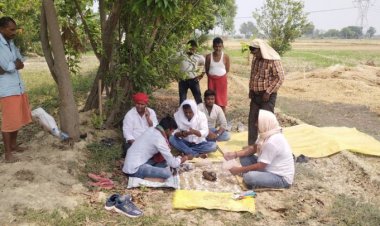 अमृत महोत्सव योजना के अंतर्गत हुआ भूमिपूजन