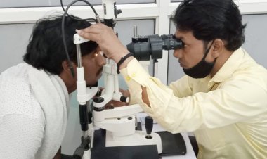 आईटेक विजन एवं ईएनटी सेंटर ने किया निशुल्क नेत्र जाँच शिविर का आयोजन