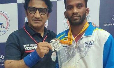 मजदूरी करने वाले पहलवान सनी जाधव ने सीनियर राष्ट्रीय कुश्ती चैंपियनशिप में रजत पदक जीता