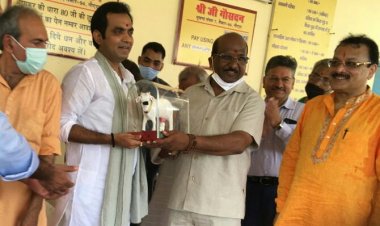 श्रीजी गौ सदन के मासिक भवन मे पहुचें विधायक