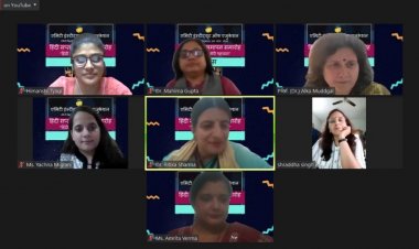 एमिटी विश्वविद्यालय में हिन्दी सप्ताह पर आयोजित हिन्दी भाषा - मेरी पहचान कार्यक्रम का समापन