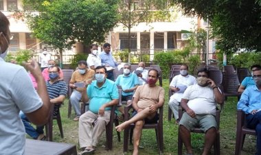 वार्षिक आम सभा मे बच्चो के लिए खेल सुविधाएं बढ़ाने व सौंदर्यीकरण का लिया निर्णय