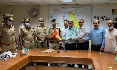 डीडीआरडब्ल्यूए ने डीसीपी ट्रैफिक गणेश प्रसाद साहा के साथ की बैठक