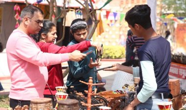 सरस मेले में तेलंगाना तमिलनाडु तथा आंध्रप्रदेश के उत्पाद बने आकर्षण का केंद्र