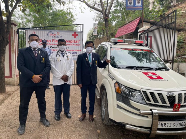 हिमाचल नहान में सिक्स सिग्मा फिल्ड हॉस्पिटल से होगी करोरोना जंग