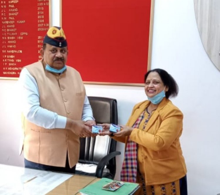 तीनों सेनाओं के कार्यरत व सेवानिवृत्त अधिकारियों को उपलब्ध कराई गई कोविड- किट