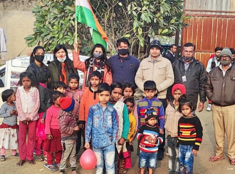 एथोमार्ट चेरिटबल ट्रस्ट ने  बच्चों के साथ मनाया 73वाँ गणतंत्र दिवस