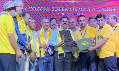 नवरत्न फाउंडेशन द्वारा नेफोमा को दिया गया कोरोना सुपर हीरो अवार्ड