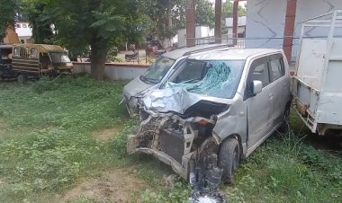 मिटठापारा गांव मे पसरा मातम, सङक दुर्घटना मे तिन की दर्दनाक मौत