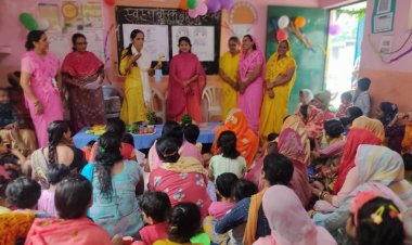 जनपद के 1108 आंगनबाड़ी केन्द्रों पर हुई स्वस्थ बालक-बालिका प्रतिस्पर्धा