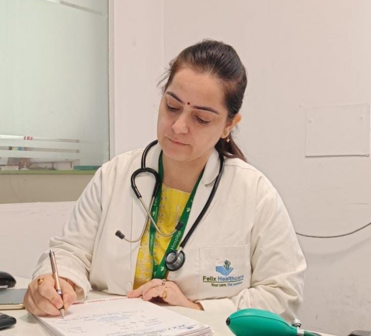 फेलिक्स हॉस्पिटल में डॉक्टर्स ने हिंदी में प्रिस्क्रीप्शन लिख मनाया हिन्दी दिवस