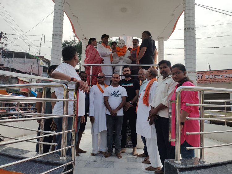 भाजपा ने चलाया स्वच्छता अभियान