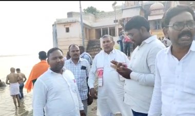 सास का अंतिम संस्कार करने गया दामाद गंगा में डूबा