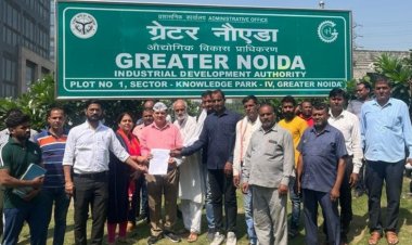 कर्मचारियों की फर्जी नियुक्ति घोटाला व 10% लीज बैक घोटाले के संबंध में आप ने सौंपा ज्ञापन 