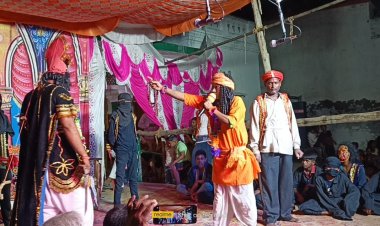 अंगद और रावण संवाद देख मंत्रमुग्ध हुए ग्रामीण