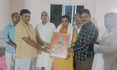 जिला कोषाध्यक्ष बनने पर धीरज गुप्ता का हुआ भव्य स्वागत