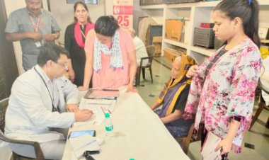 आरडब्ल्यूए 20 डी ब्लॉक ने लगाया निशुल्क स्वास्थ्य परीक्षण शिविर