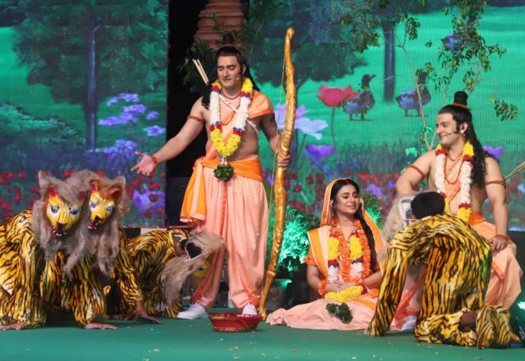 लव कुश मंच पर सीता की खोज में प्रभु श्री राम को मिले कूनो नेशनल पार्क के 8 चीते