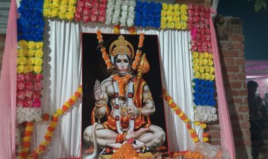 जंगीपुर नगर पंचायत मे लंगूर के तेरही भोज मे हजारों रहे मौजूद