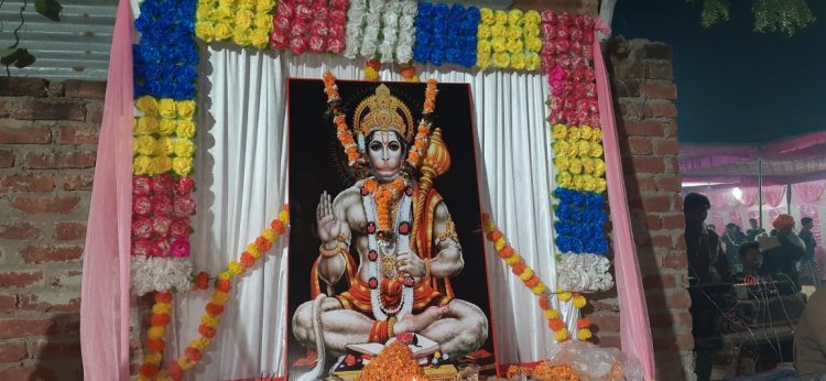 लंगूर बंदर के मौत पर हुआ भंडारे का आयोजन