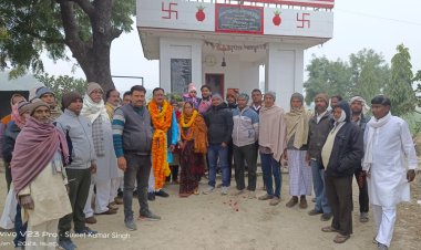 क्राइम ब्रांच से सेवानिवृत्त सुभाष सिंह का क्षेत्रवासियों ने किया गर्मजोशी से स्वागत