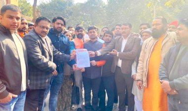 हिंदू की निर्मम हत्या पर राष्ट्रपति के नाम सौपा ज्ञापन
