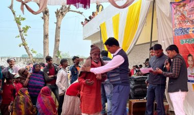 श्री शिवकुमार ग्रामीण बालिका इंटर कॉलेज में हुआ कंबल वितरण