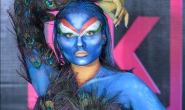 यूके इंटरनेशनल लंदन ब्यूटी स्कूल ने किया फैंटेसी शो का आयोजन