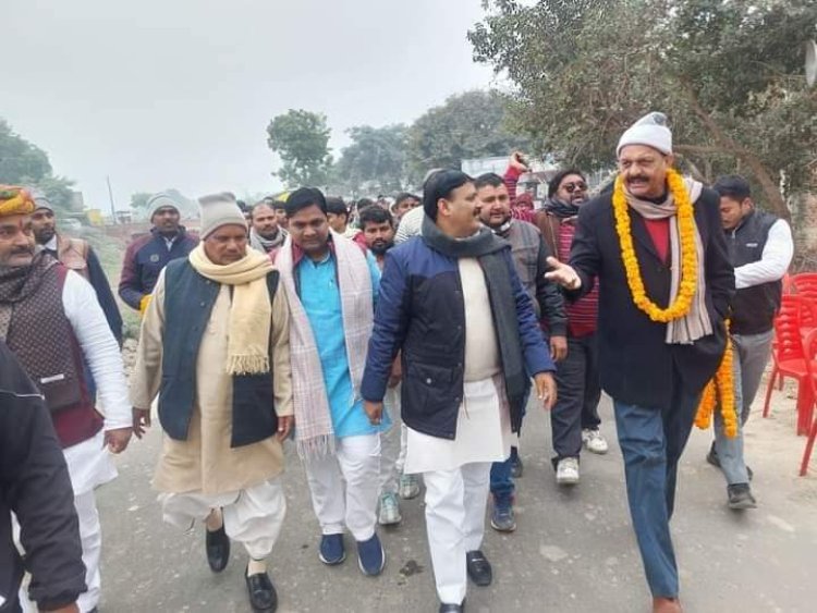 सवा  5 करोड़ की लागत से बने सड़क का अफजाल अंसारी ने किया लोकार्पण