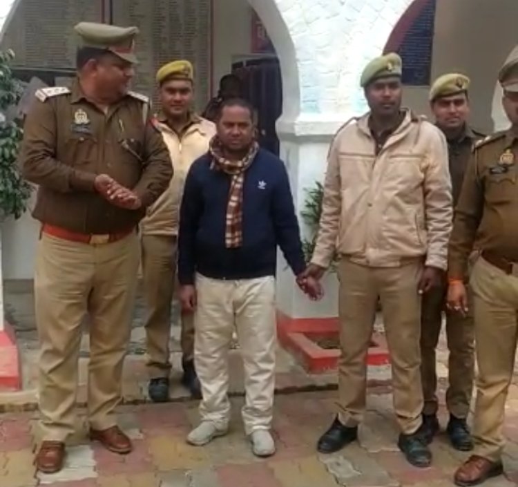 सर्राफा व्यवसाई पिता-पुत्र को धमकी देने वाला गिरफ्तार