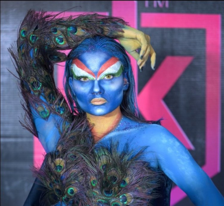 यूके इंटरनेशनल लंदन ब्यूटी स्कूल ने किया फैंटेसी शो का आयोजन