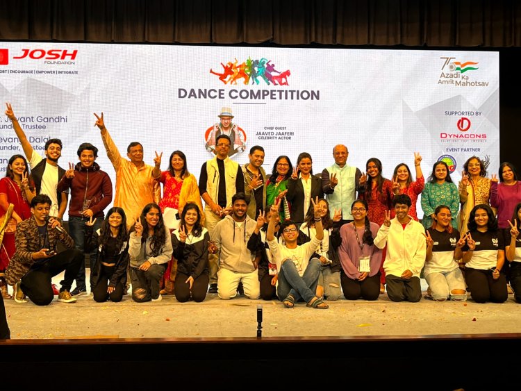 जोश फाउंडेशन के सहयोग से मीठीबाई क्षितिज एक नृत्य प्रतियोगिता का आयोजन किया