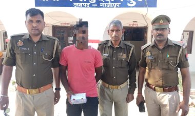 चोरी के आरोप मे गुड्डू राजभर गिरफ्तार
