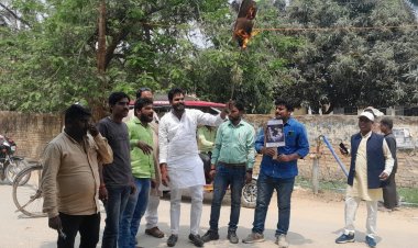 इस युवा ने क्यों फुंक दिया पुतला, जाने रहस्य