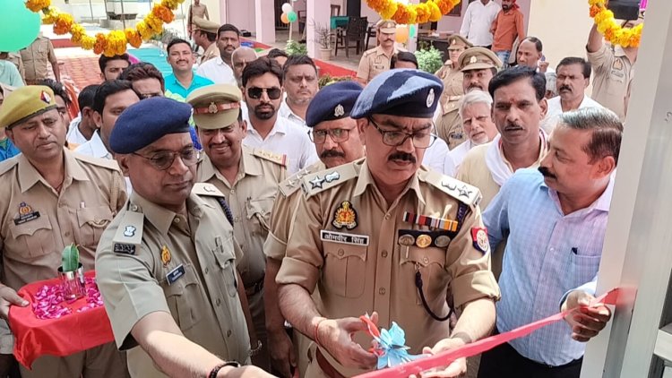 नवनिर्मित थानाध्यक्ष कक्ष का एसपी ओमवीर सिंह ने किया उद्घाटन