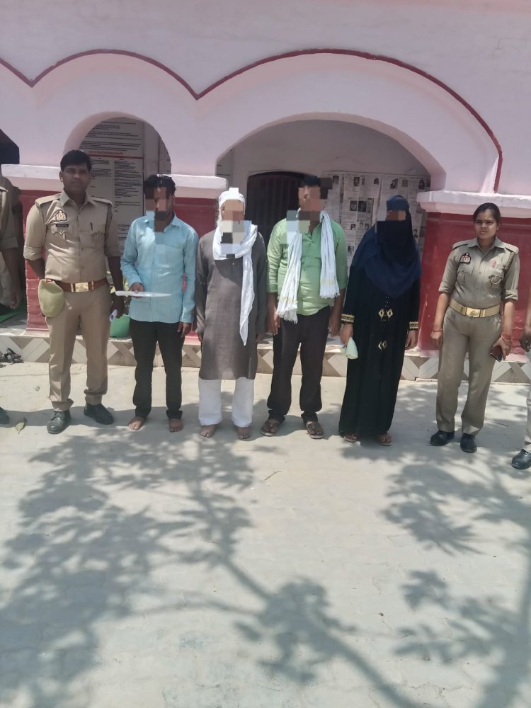 देवर की हत्या में शामिल भाभी समेत चार गिरफ्तार 