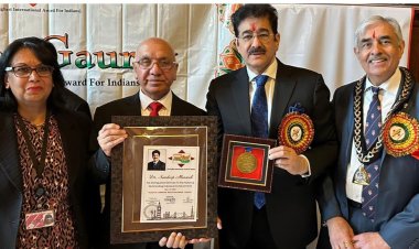 लन्दन में सम्मानित हुए संदीप मारवाह