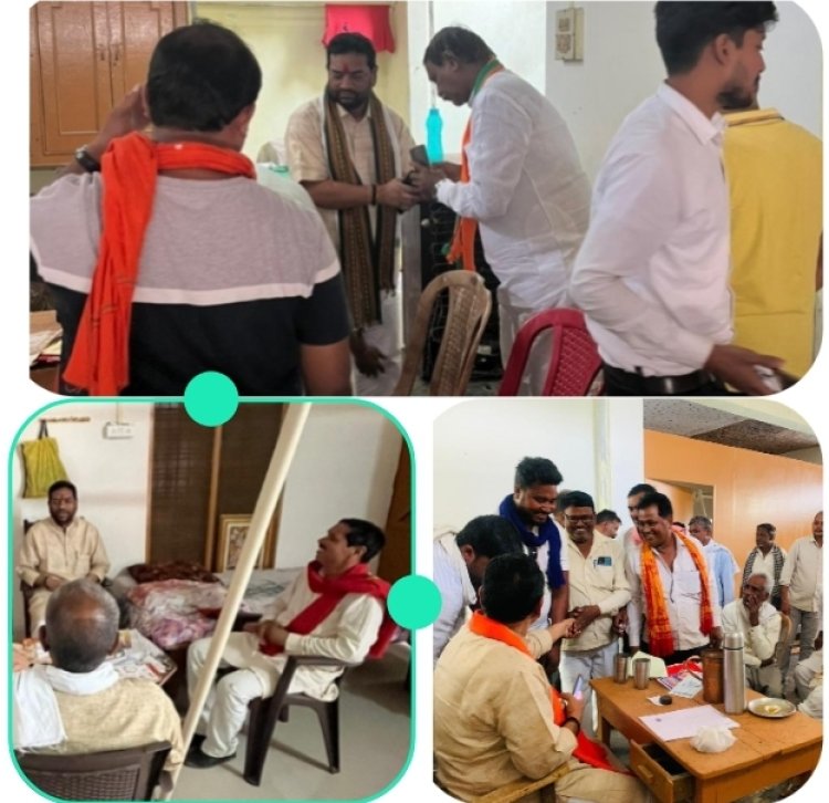 भाजपा सपा बसपा, कांग्रेस, आप के प्रत्याशी पहुंचें नेताजी के दरवाजे