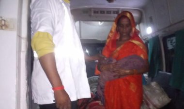 102 एंबुलेंस में गूंजी बेटी की किलकारी