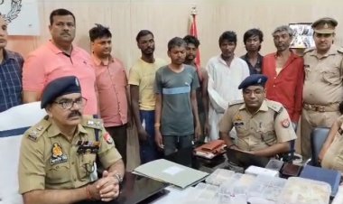 कच्छा बनियान गिरोह के 13 सदस्यों को चोरी के माल के साथ दुल्लहपुर पुलिस ने किया गिरफ्तार