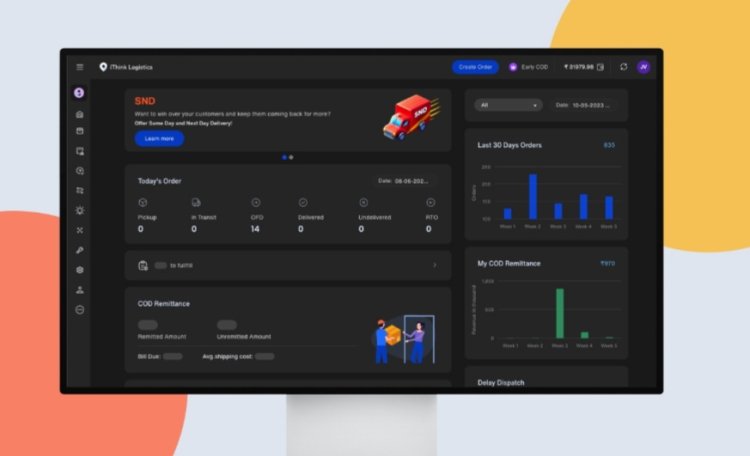 आइथिंक लॉजिस्टिक्स ने अपनी वेबसाइट पर डार्क मोड को पेश किया