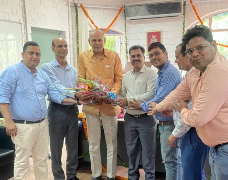 रेरा चेयरमैन का कार्यकाल पूरा होने पर नेफोमा टीम ने राजीव कुमार को दी विदाई 