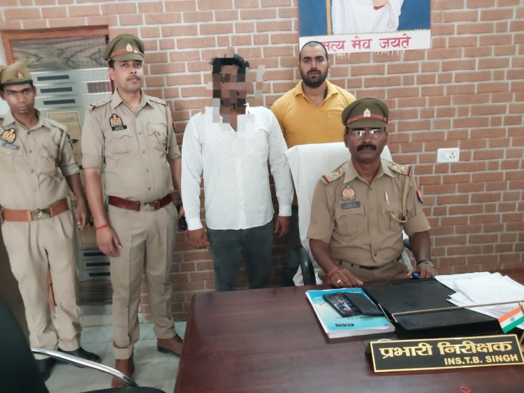 दस हजार का इनामियां ब्लॉक प्रमुख का चचेरा भाई गिरफ्तार