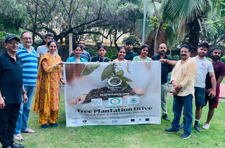 युवाओं ने किया पौधरोपण, जीवन पर्यन्त पौधे लगाने का प्रण भी लिया
