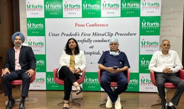 उत्‍तर प्रदेश में पहली बार मिट्राक्लिप प्रक्रिया नोएडा स्थित फोर्टिस हॉस्‍पीटल में 66 वर्षीय मरीज़ पर सफलतापूर्वक संपन्‍न