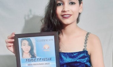 राजस्थान के रूपानगढ़ से चंचल वैष्णव को मिस टीन इंडिया केटेगरी में मिला प्राइड ऑफ़ इंडिया मिस टीन रूपानगढ़ विनर का सिटी विनिंग टाइटल