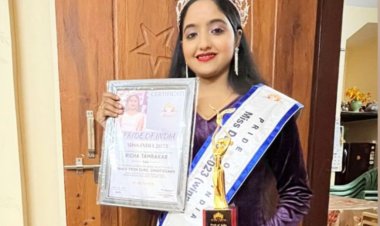छत्तीसगढ़ के दुर्ग से ऋचा तमराकर को मिस इंडिया केटेगरी में मिला प्राइड ऑफ़ इंडिया मिस दुर्ग विनर का सिटी विनिंग टाइटल