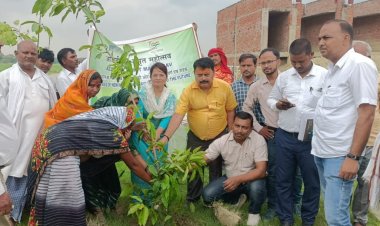 मां वैष्णो स्वयं सहायता समूह ने किया वृक्षारोपण