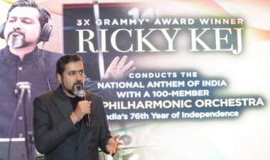 भारत का गौरव' के रूप में व्यापक रूप से प्रशंसित रिकी केज ने दिल्ली में दी राष्ट्रगान की प्रस्तुति