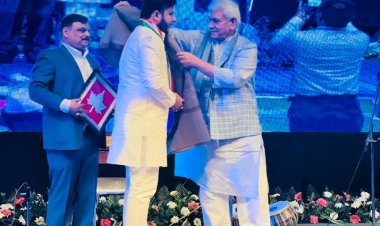 सिद्धार्थ राय को मिला जम्मू कश्मीर में राज्य अतिथि का दर्जा, एल जी मनोज सिन्हा ने किया सम्मानित